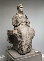 Demeter, standbeeld uit Knidos, Klein-Azië, ca.350 v.Chr.